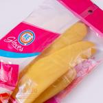 ស្រោមដៃជ័រលឿង